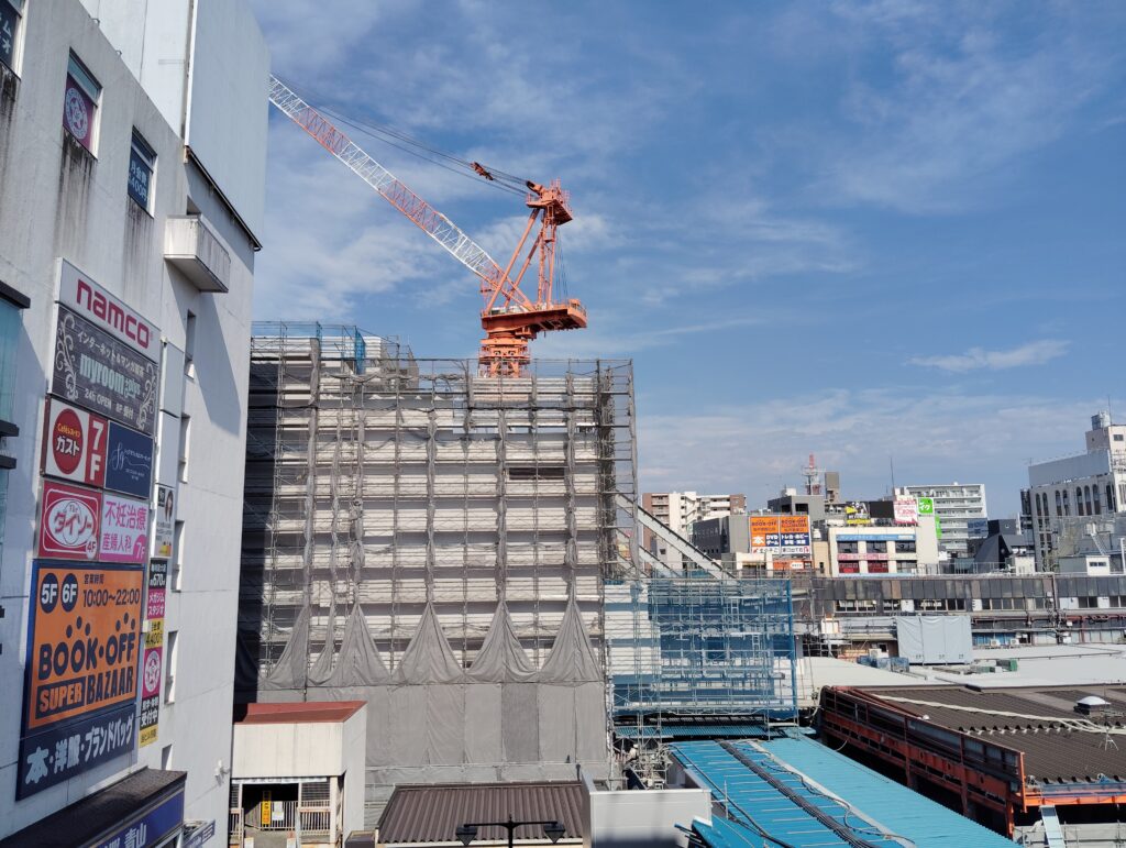 松戸駅ビル改良工事　2025年8月5日