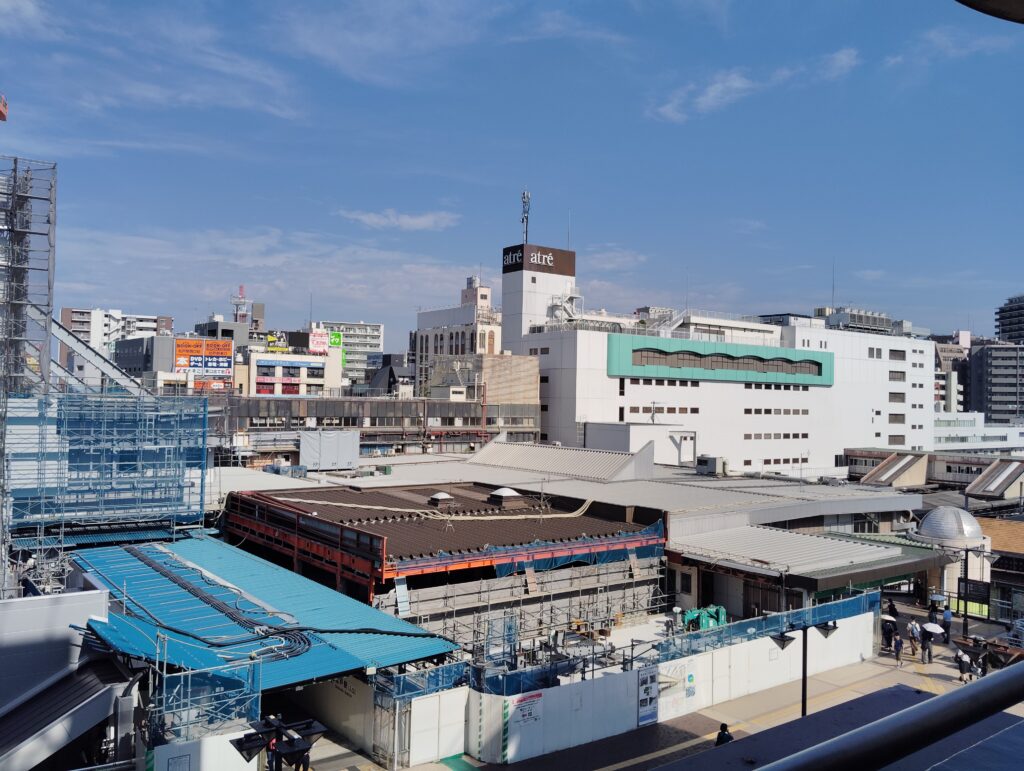 松戸駅ビル改良工事　2025年8月5日