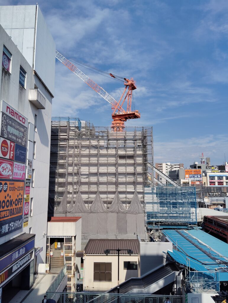 松戸駅ビル改良工事　2025年8月5日