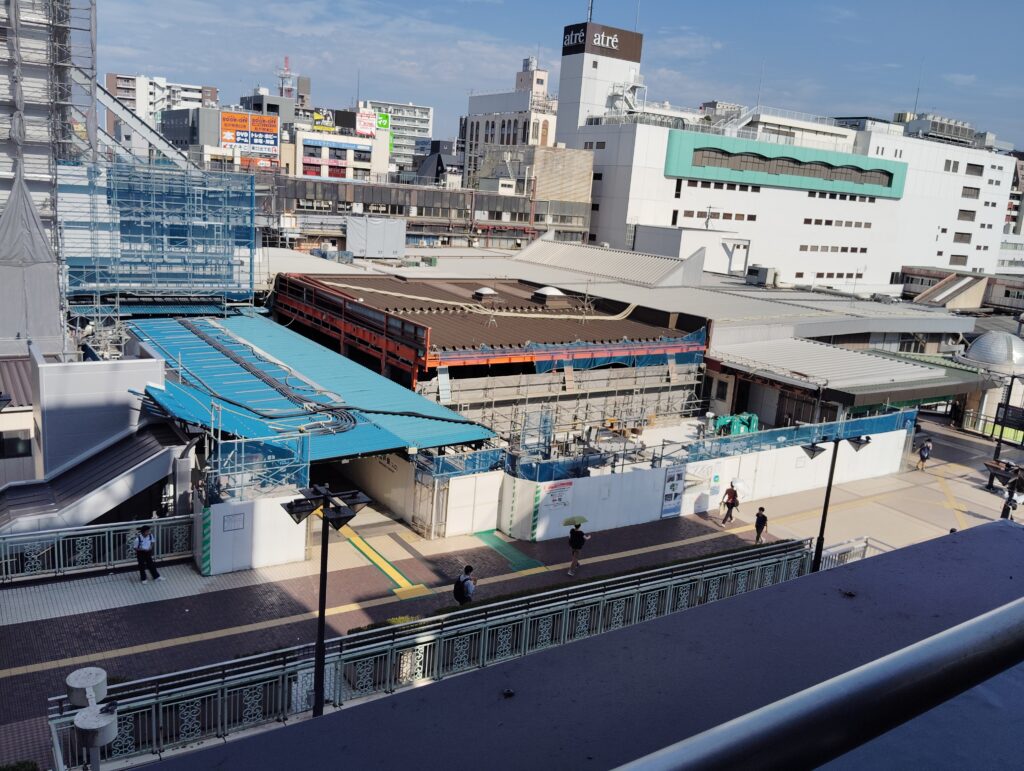 松戸駅ビル改良工事　2025年8月5日