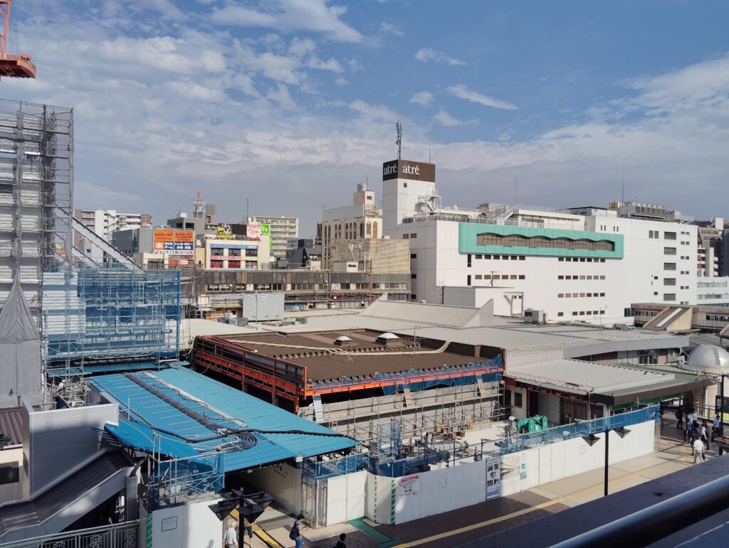 松戸駅ビル改良工事　2025年8月7日