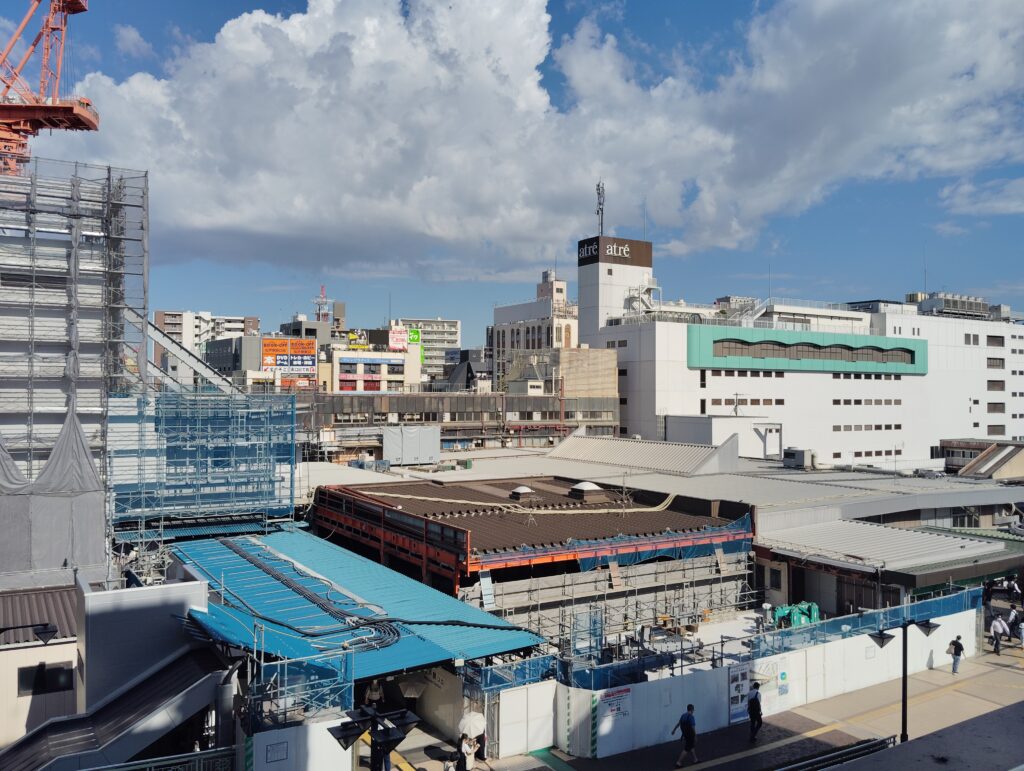 松戸駅ビル改良工事　2025年8月8日