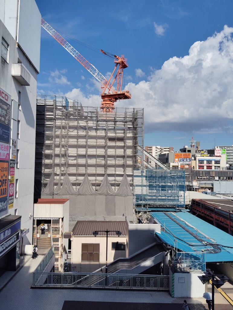松戸駅ビル改良工事　2025年8月8日