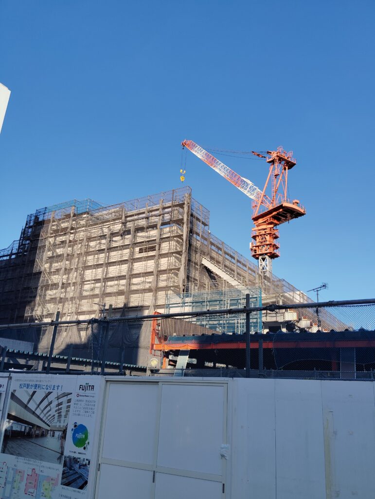 松戸駅ビル改良工事　2025年8月15日