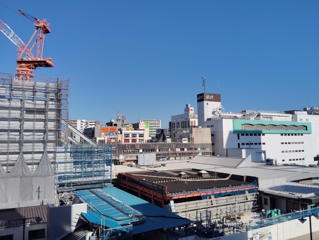 松戸駅ビル改良工事　2025年8月15日