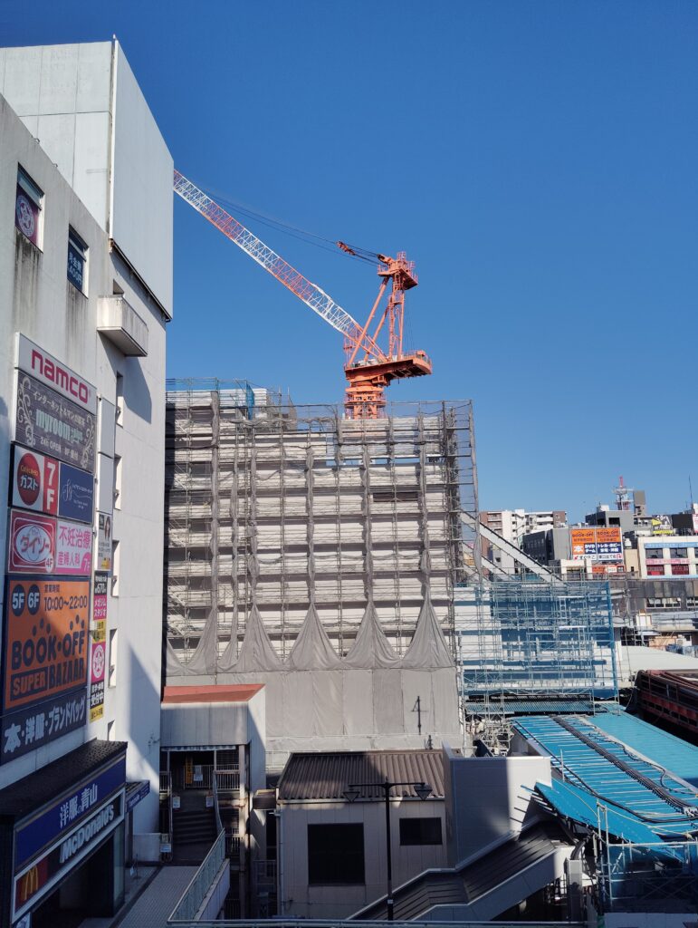 松戸駅ビル改良工事　2025年8月15日