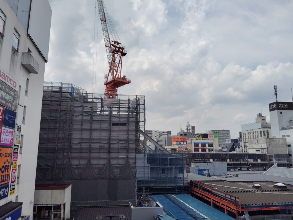 松戸駅ビル改良工事　2025年8月18日