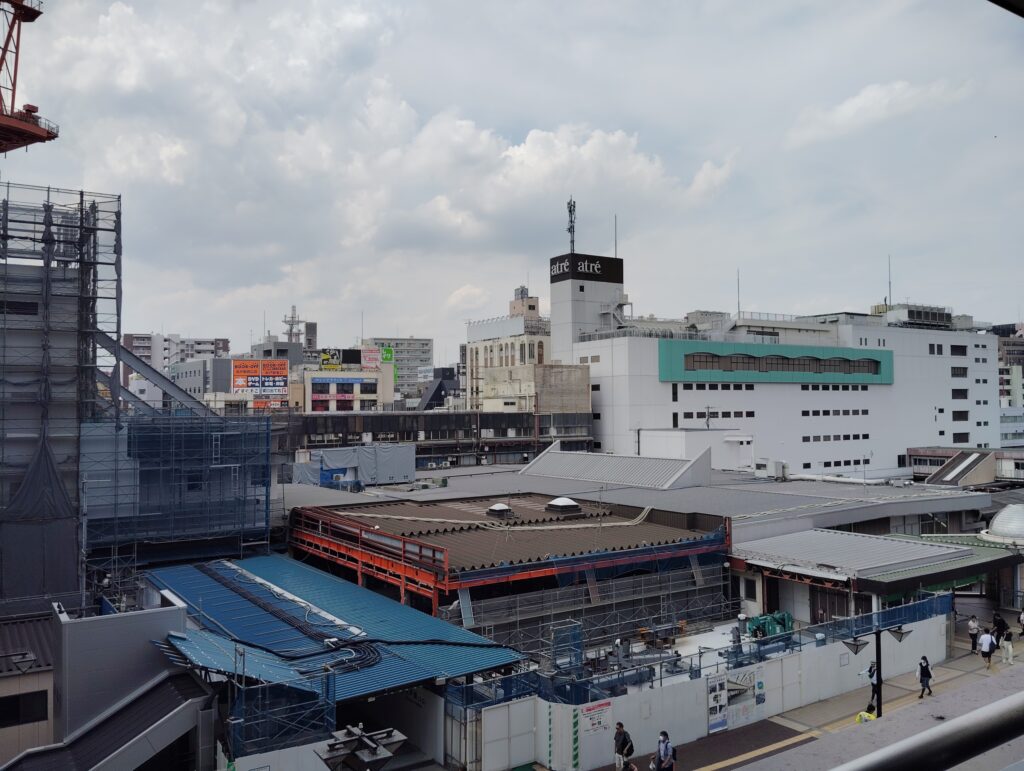 松戸駅ビル改良工事　2025年8月18日