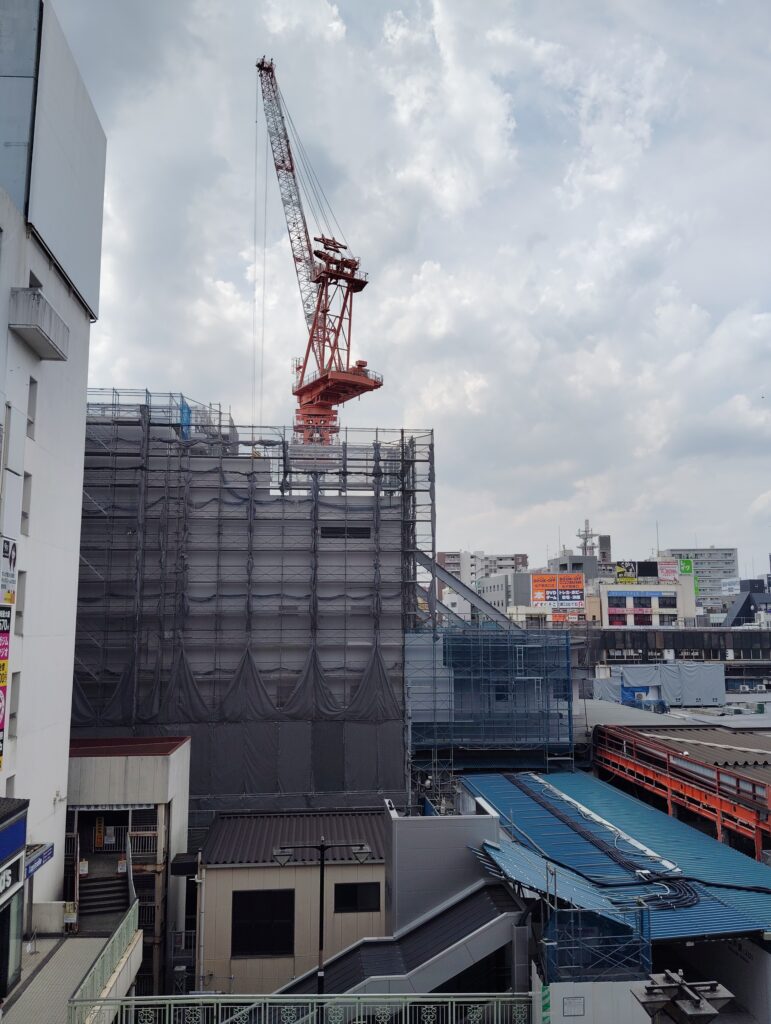 松戸駅ビル改良工事　2025年8月18日