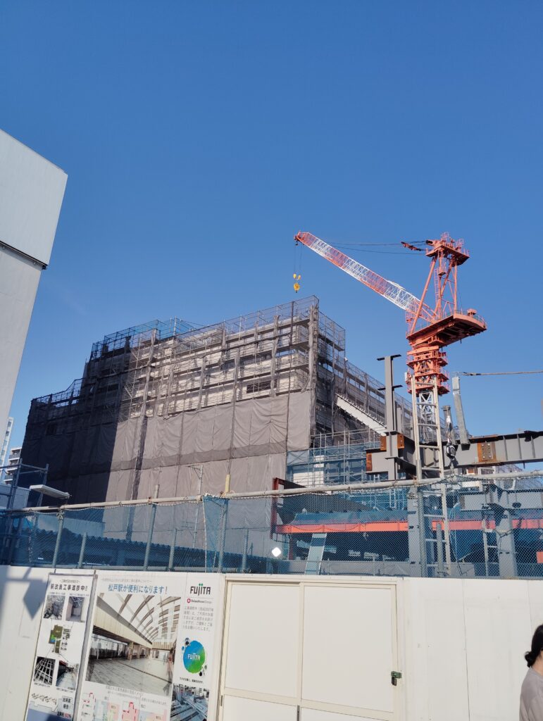 松戸駅ビル改良工事　2025年8月20日