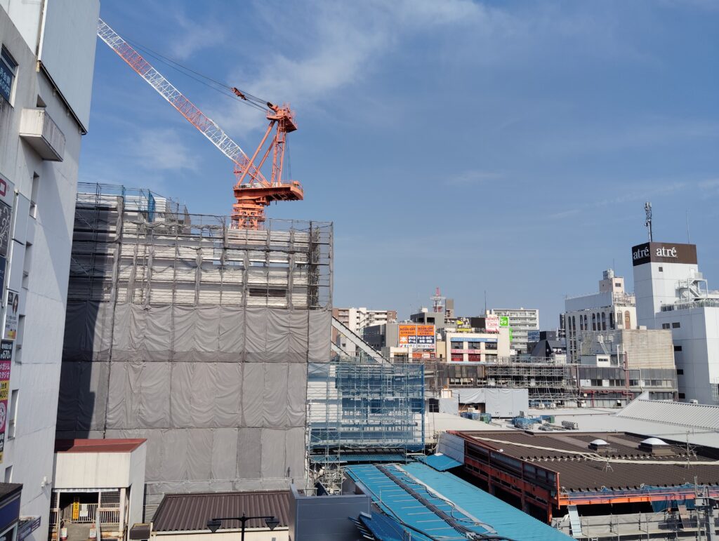 松戸駅ビル改良工事　2025年8月20日
