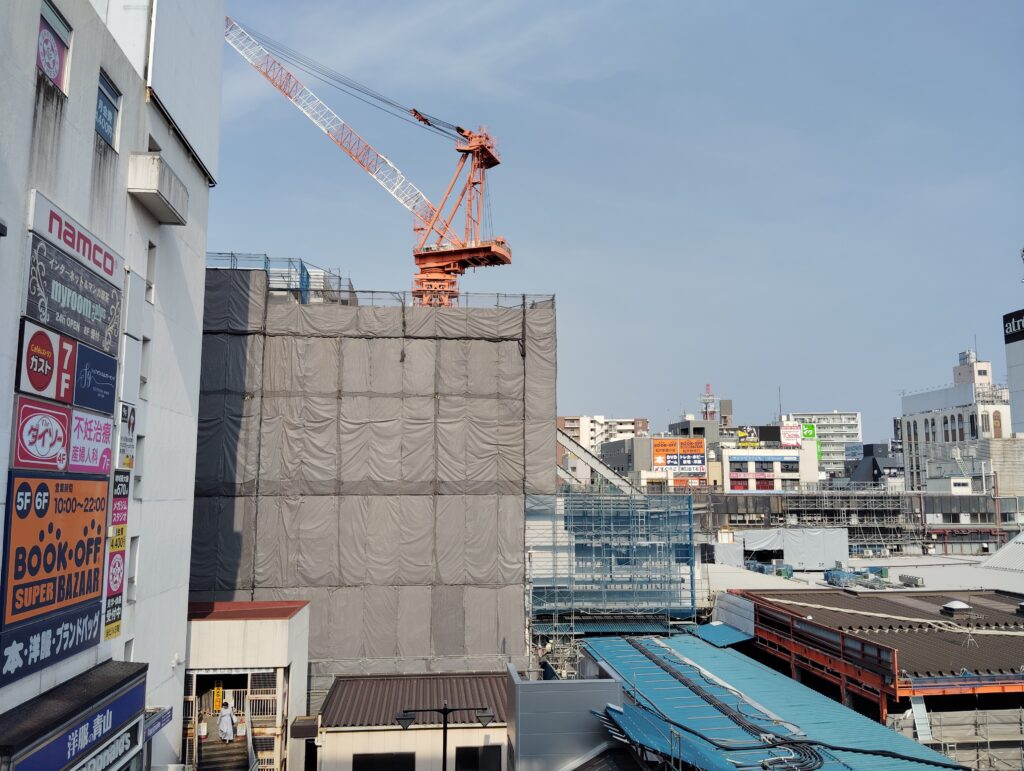 松戸駅ビル改良工事　2025年8月22日