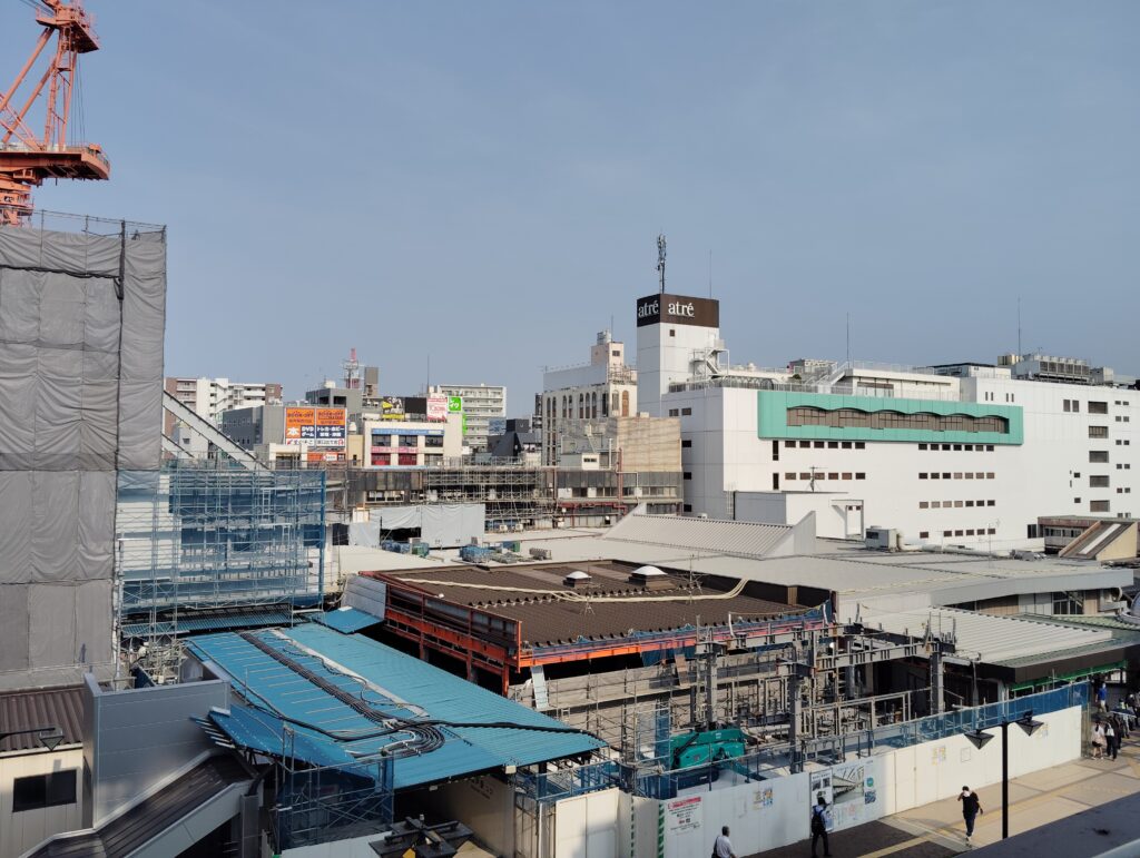 松戸駅ビル改良工事　2025年8月22日