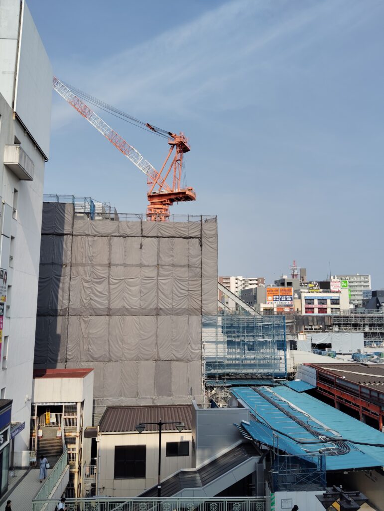 松戸駅ビル改良工事　2025年8月22日