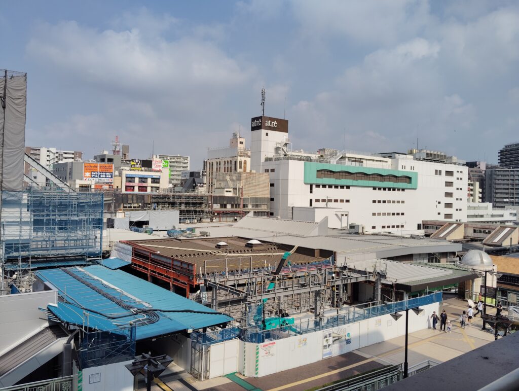 松戸駅ビル改良工事　2025年8月23日