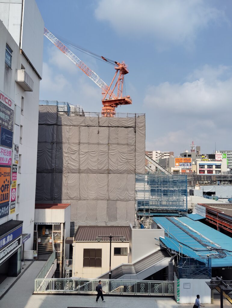 松戸駅ビル改良工事　2025年8月23日
