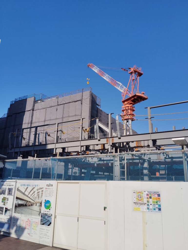 松戸駅ビル改良工事　2025年8月27日