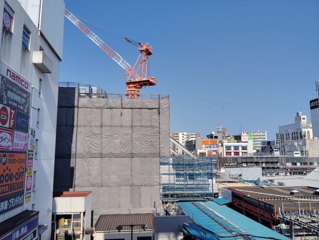 松戸駅ビル改良工事　2025年8月27日