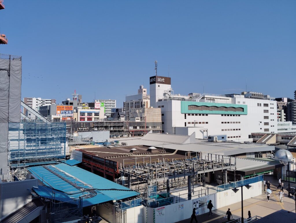 松戸駅ビル改良工事　2025年8月27日