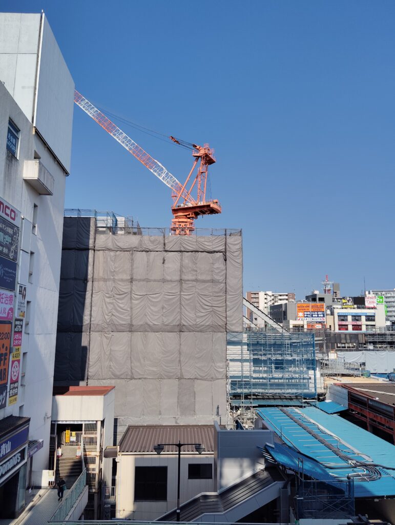 松戸駅ビル改良工事　2025年8月27日