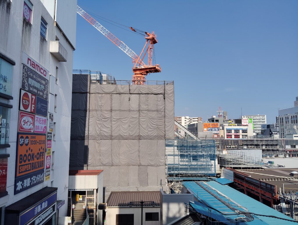 松戸駅ビル改良工事　2025年8月30日