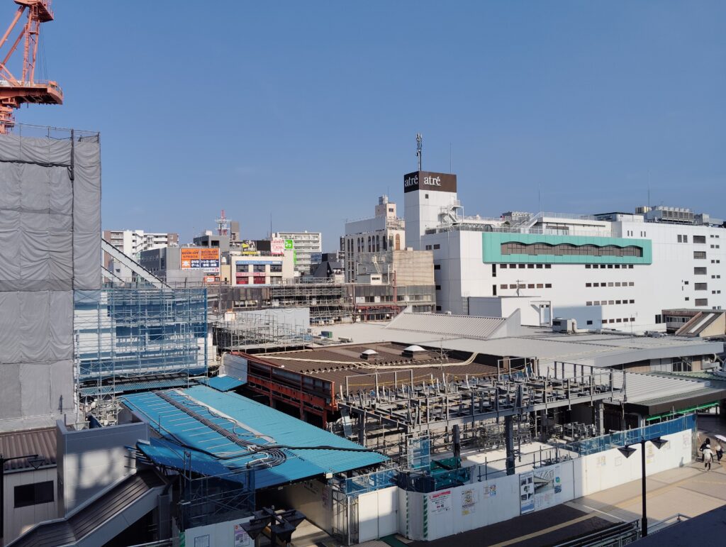松戸駅ビル改良工事　2025年8月30日
