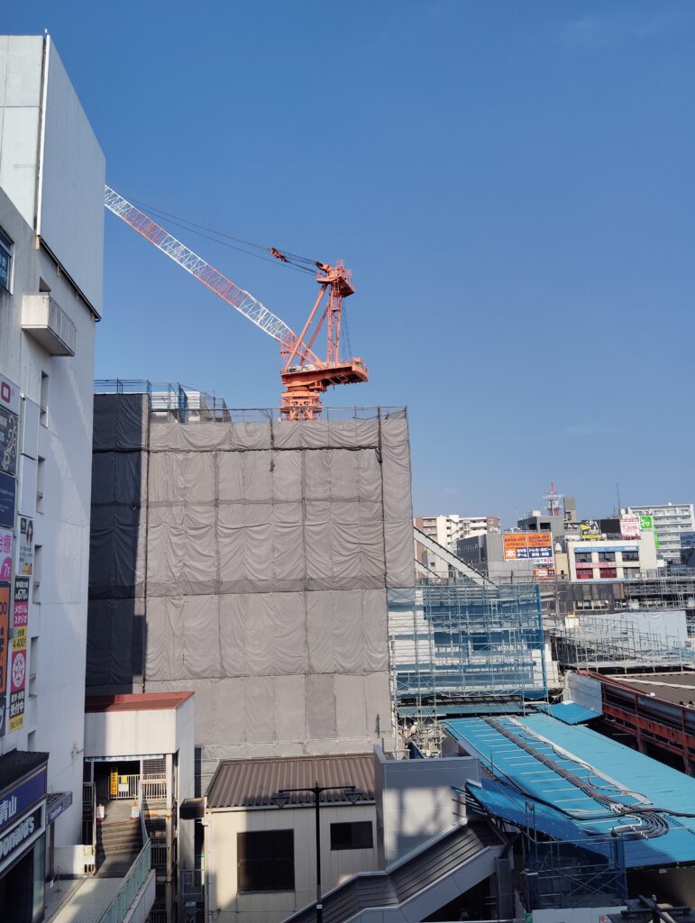 松戸駅ビル改良工事　2025年8月30日