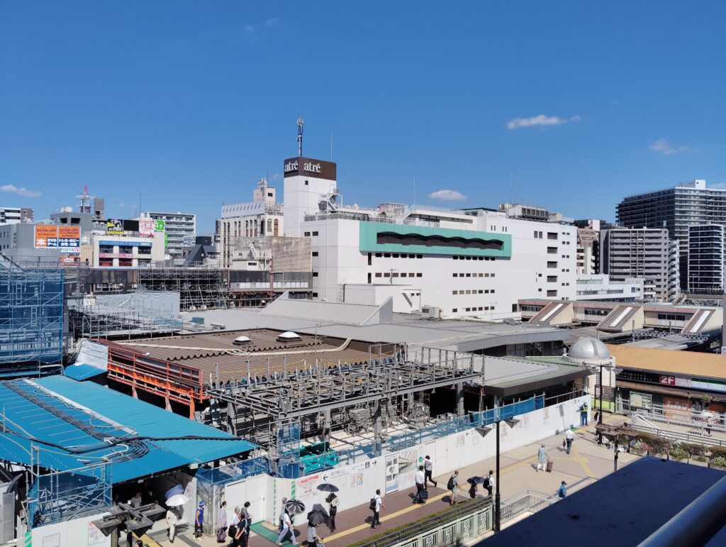 松戸駅ビル改良工事　2025年9月2日