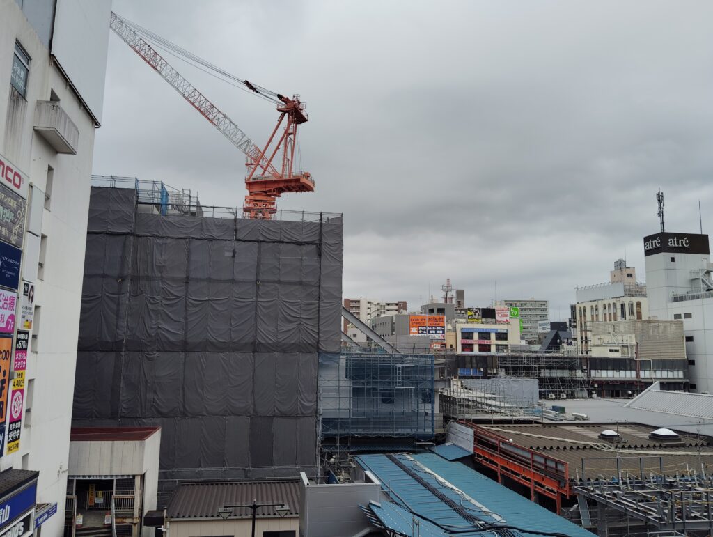 松戸駅ビル改良工事　2025年9月4日