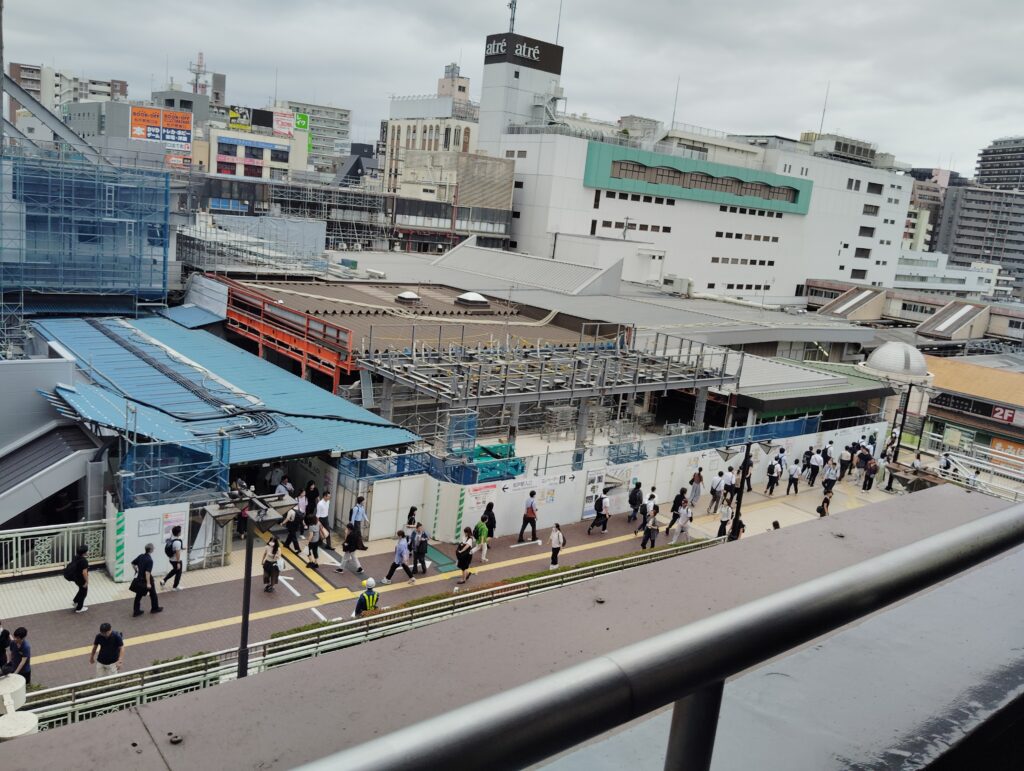 松戸駅ビル改良工事　2025年9月4日