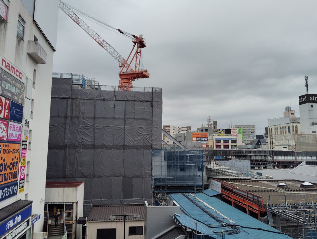 松戸駅ビル改良工事　2025年9月4日