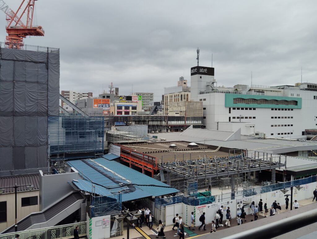 松戸駅ビル改良工事　2025年9月4日