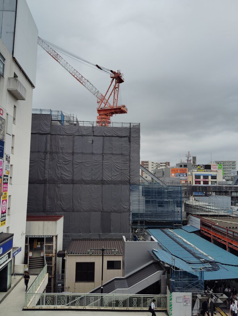 松戸駅ビル改良工事　2025年9月4日
