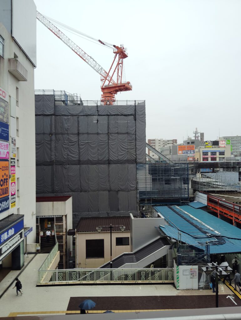 松戸駅ビル改良工事　2025年9月5日