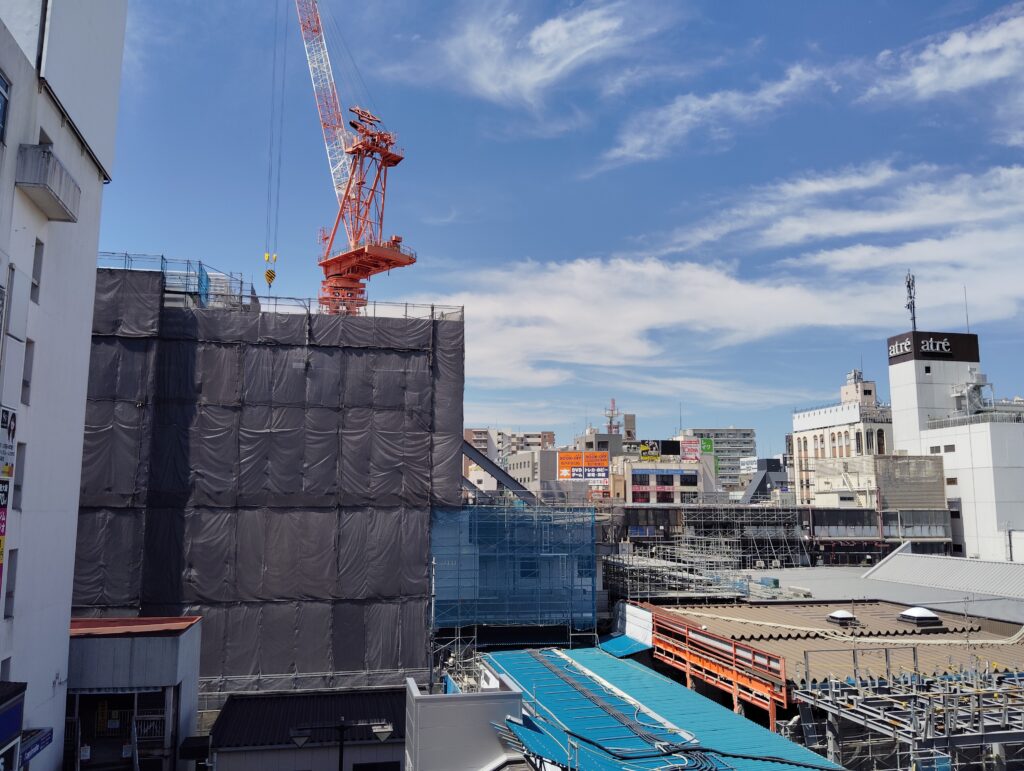 松戸駅ビル改良工事　2025年9月6日
