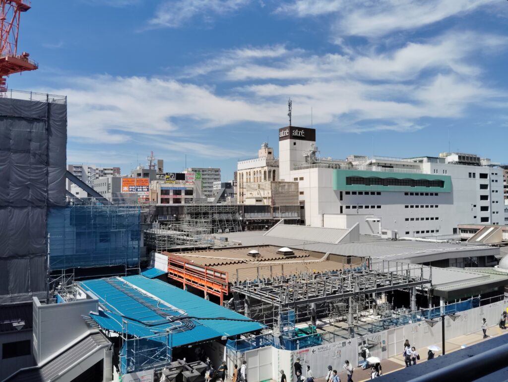 松戸駅ビル改良工事　2025年9月6日
