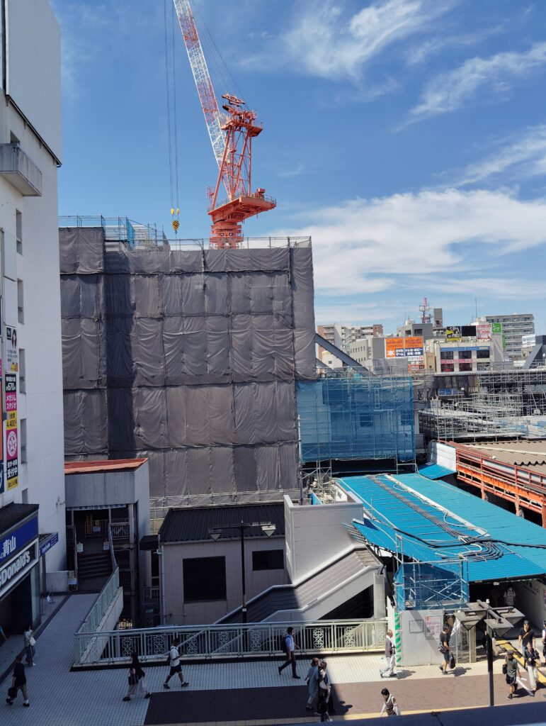 松戸駅ビル改良工事　2025年9月6日