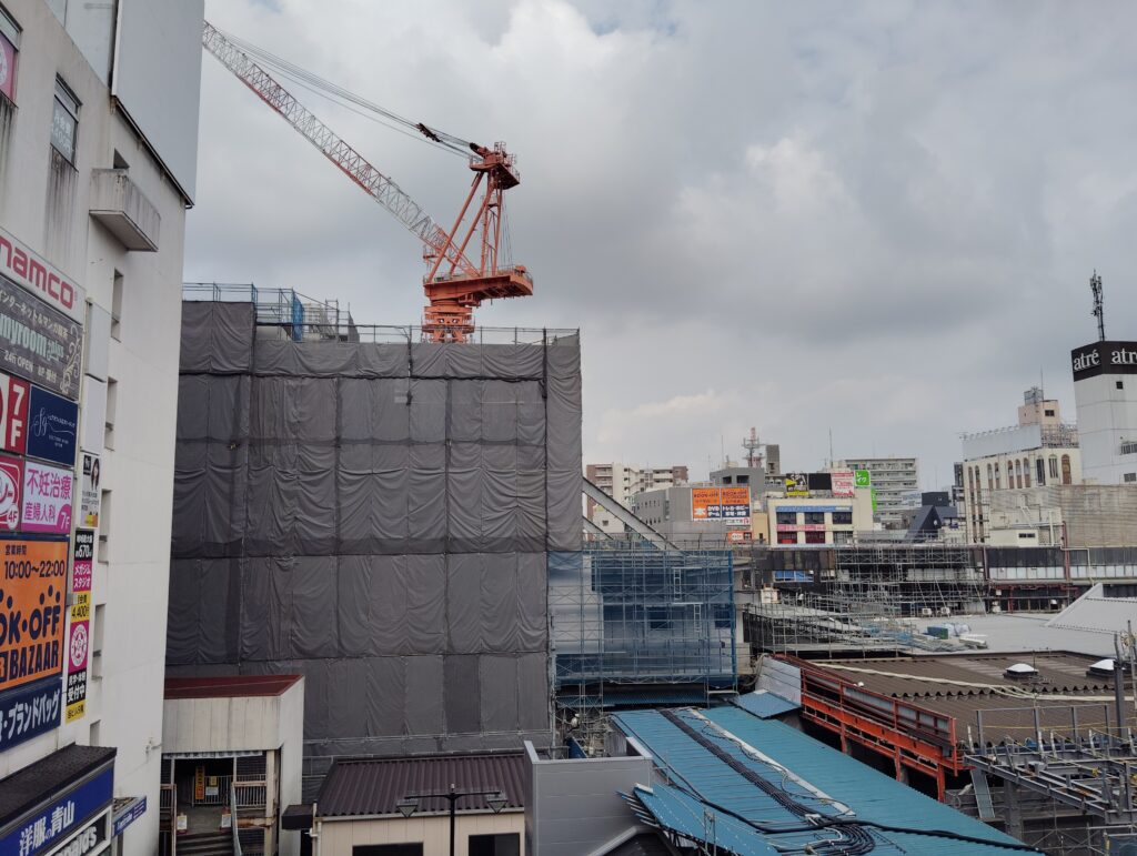 松戸駅ビル改良工事　2025年9月9日