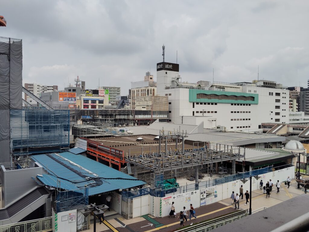 松戸駅ビル改良工事　2025年9月9日