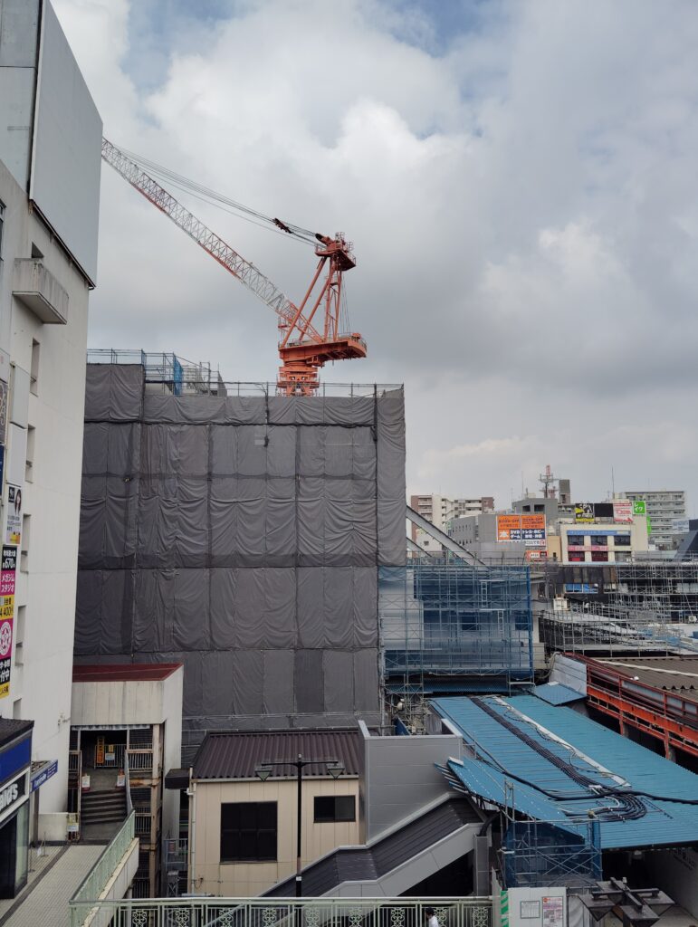 松戸駅ビル改良工事　2025年9月9日