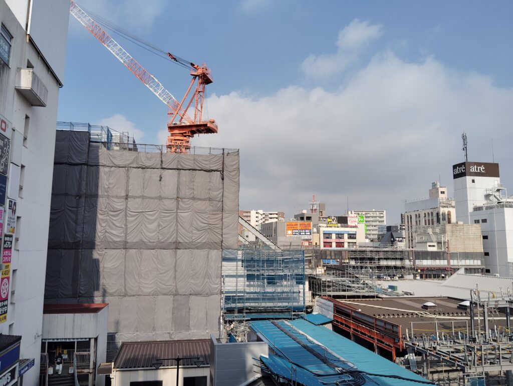 松戸駅ビル改良工事　2025年9月10日