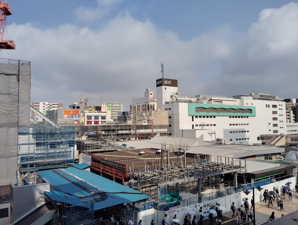 松戸駅ビル改良工事　2025年9月10日