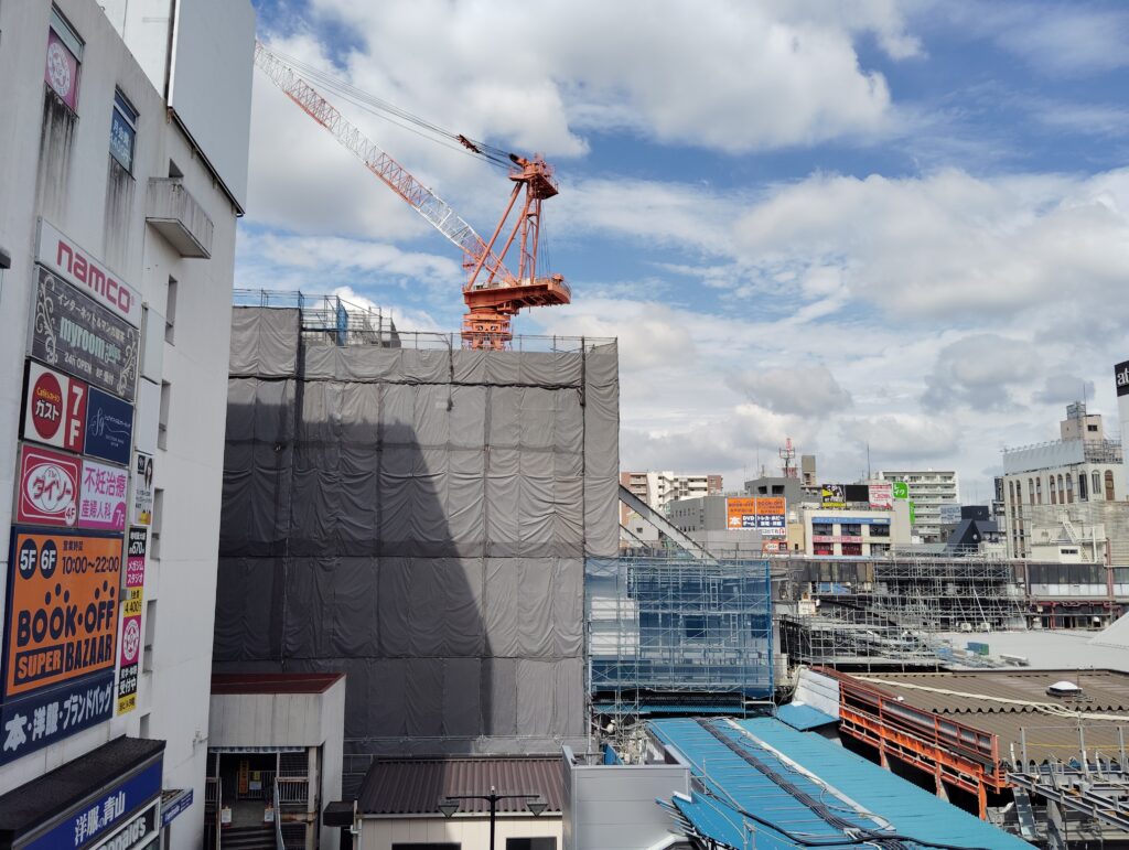 松戸駅ビル改良工事　2025年9月11日