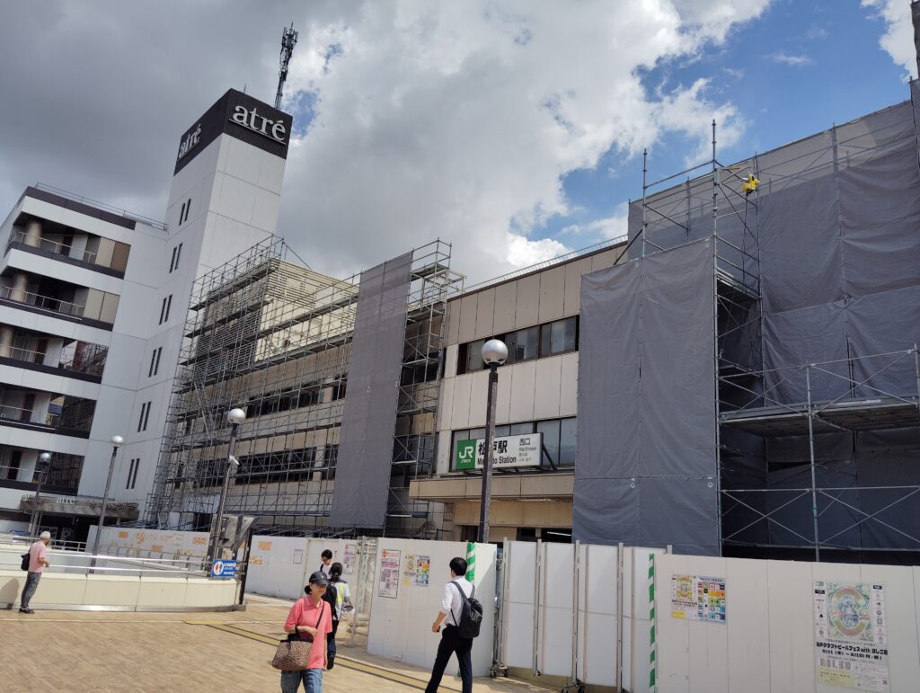 松戸駅ビル改良工事　2025年9月11日