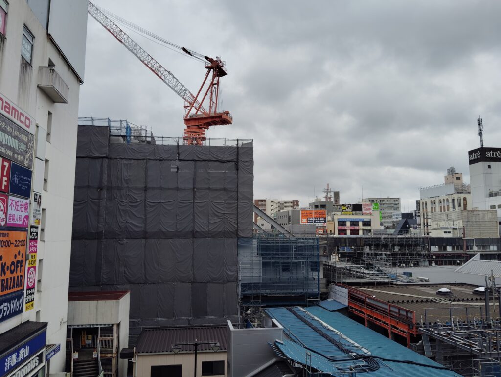 松戸駅ビル改良工事　2025年9月12日