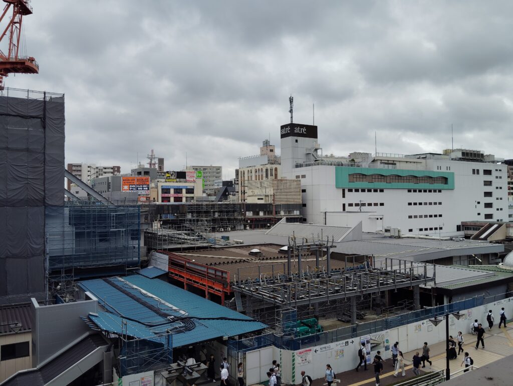 松戸駅ビル改良工事　2025年9月12日