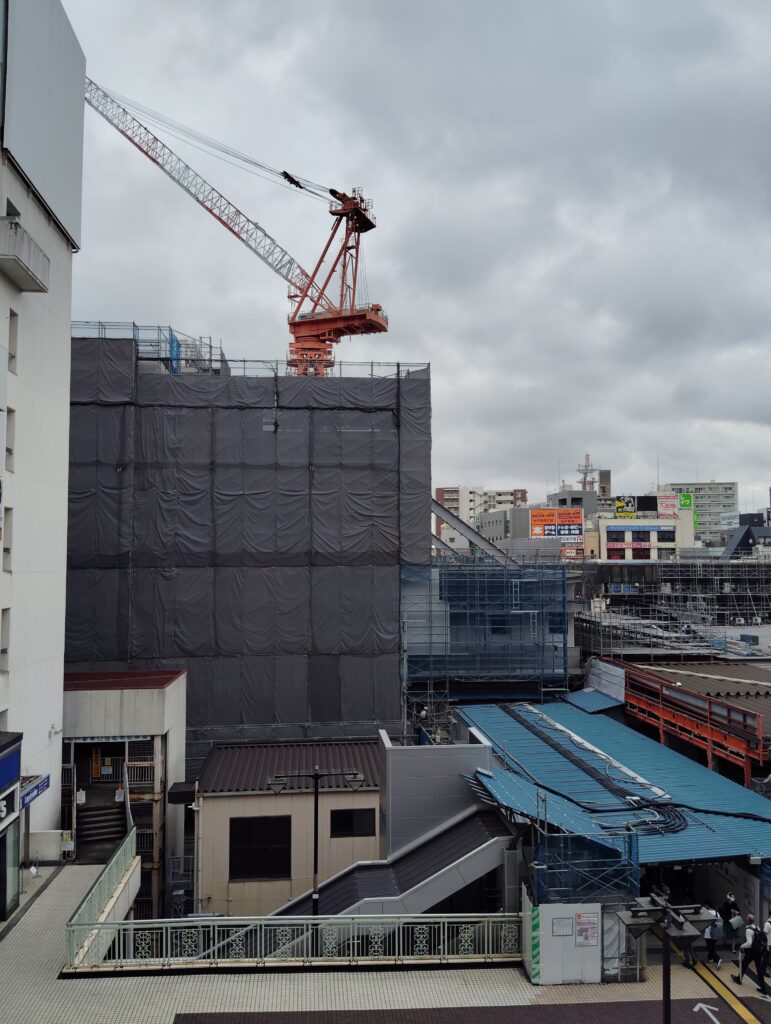 松戸駅ビル改良工事　2025年9月12日