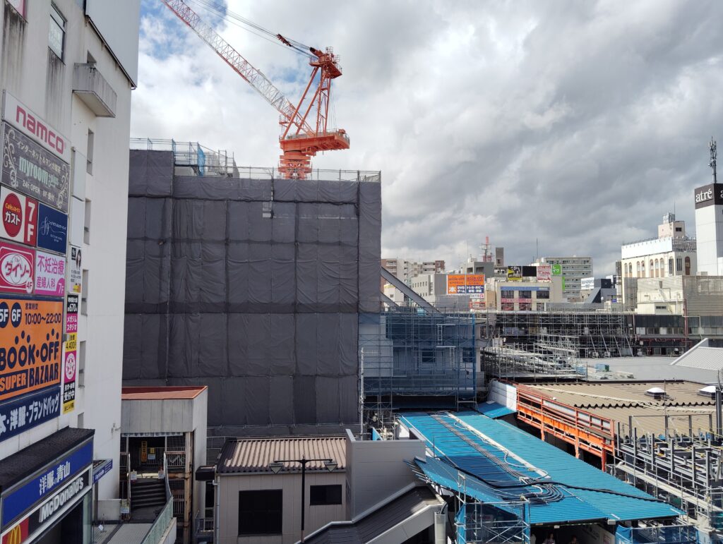 松戸駅ビル改良工事　2025年9月13日
