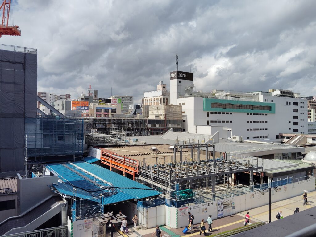 松戸駅ビル改良工事　2025年9月13日