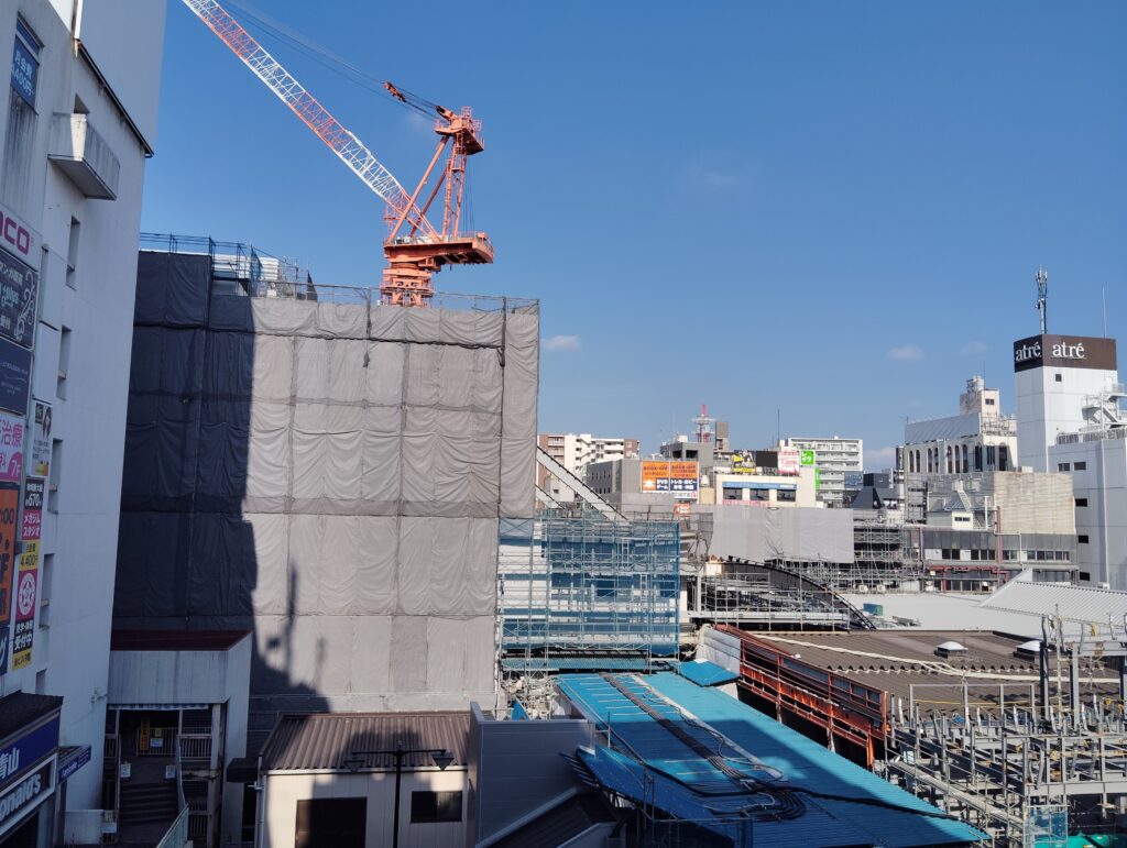 松戸駅ビル改良工事　2025年9月17日